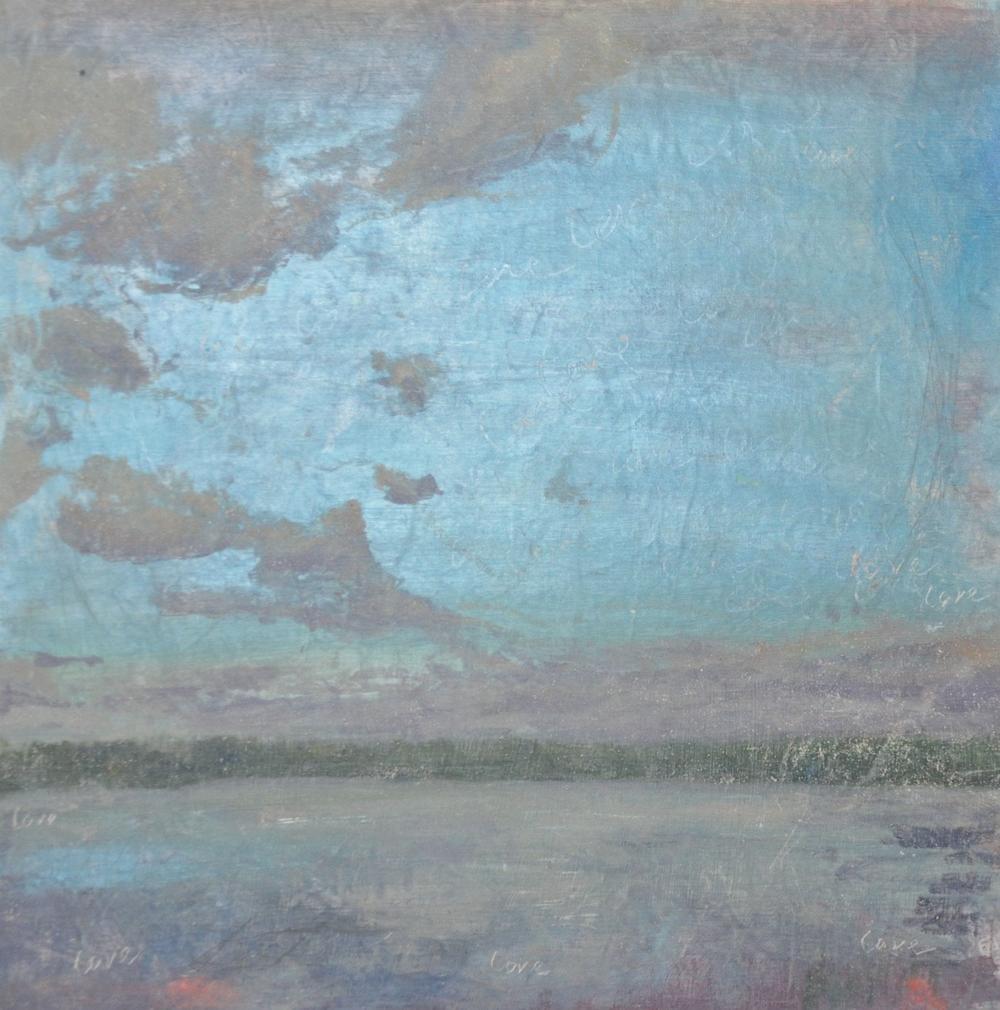 10 am Oil on Canvas, 62 x 62 cm