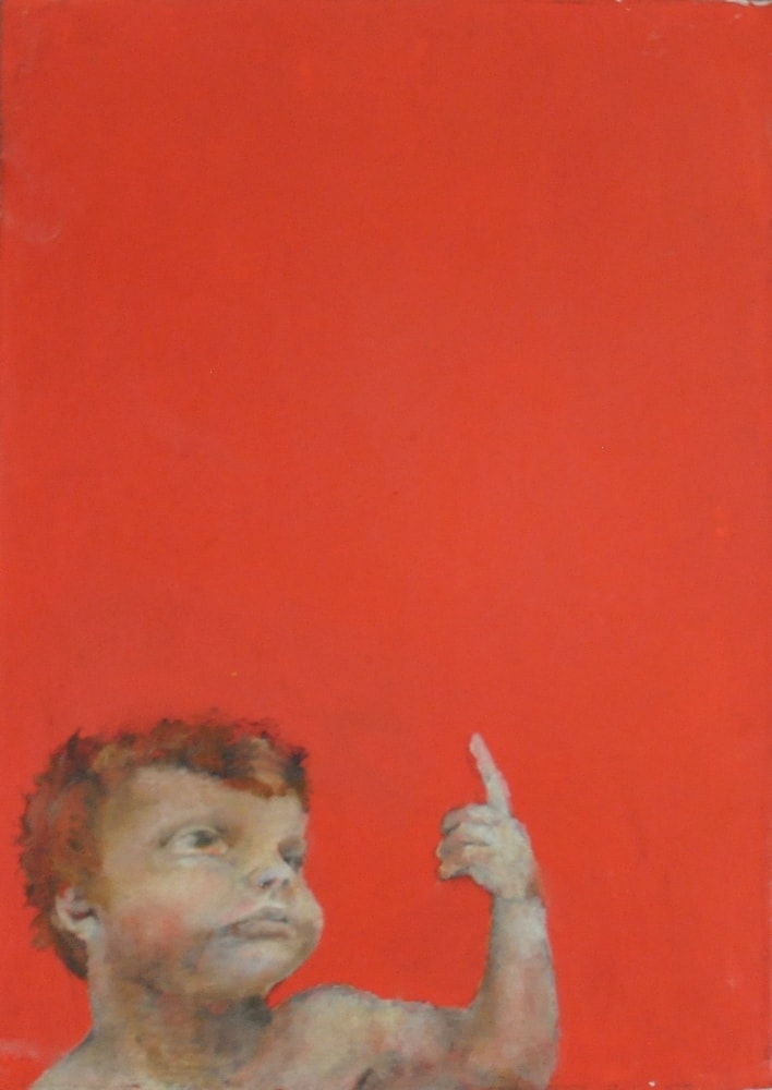 Cupid After Leonardo and Mortimer, 1998 Oil on Canvas, 510x720mm