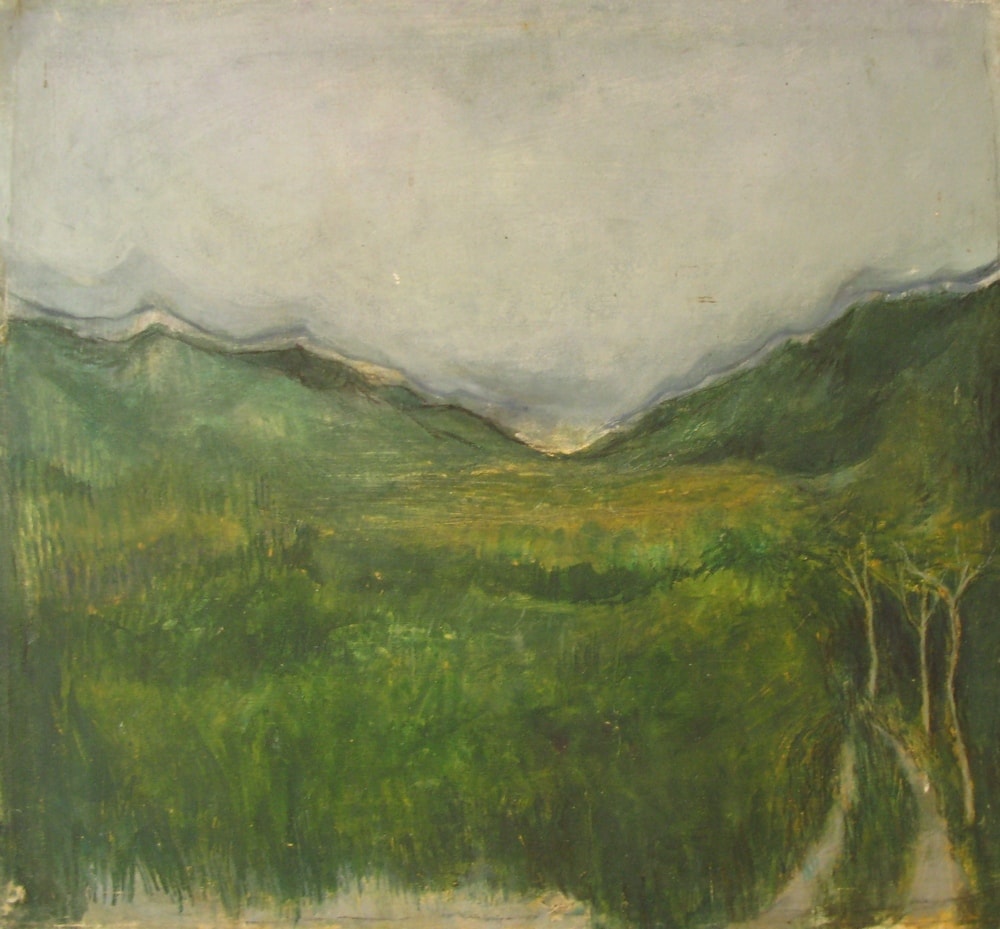 Tuscan Landscape II, 2000 Oil on Canvas 585mm X 585mm