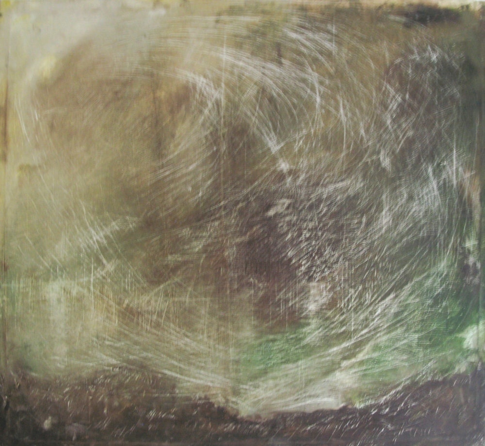 Cliff, Storm, Unity, 1998 Oil on Canvas
