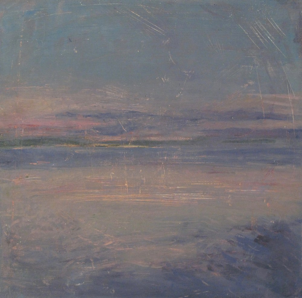 6 pm 40x40cm. 2015. Oil on Canvas