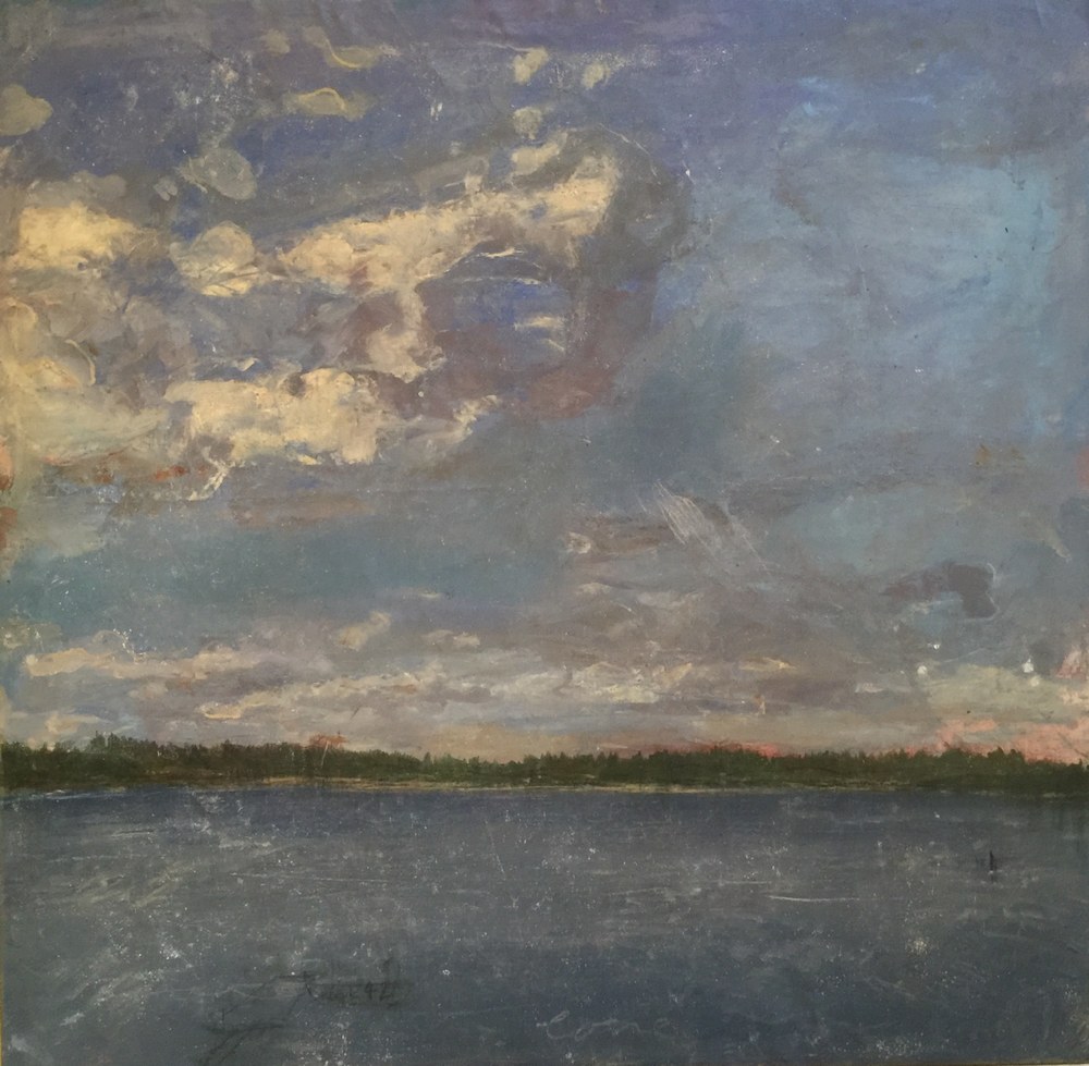2pm. 92x92cm. Oil on linen
