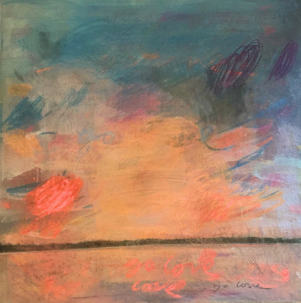 4:30 pm Oilon Canvas , 92 x 92 cm