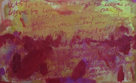 You Love To Love The Love (Study 1 of 2) (2015) Oil and Pastel on Paper, 73 X 46 Cm