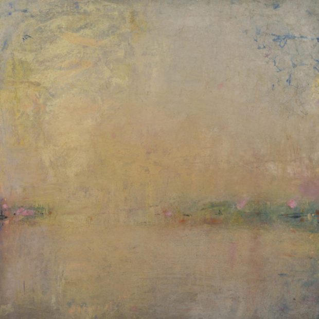Untitled (Letting light in 9). 95 x 95 cm. Oil on Linen.