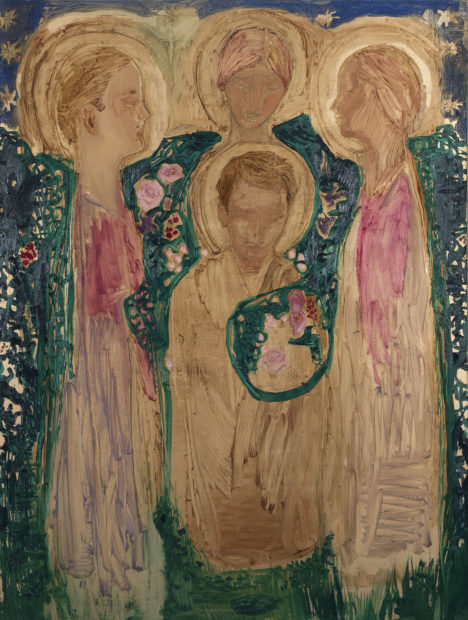 Alone. 2016. Oil on canvas. 121 x 92 cm.