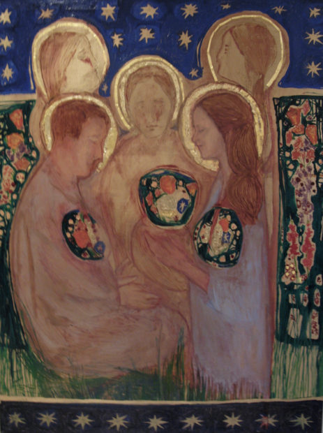 The marriage. 2016. Oil on canvas. 121 x 92 cm